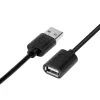 USB-verlengkabel AM-AF 1,8 m zwart