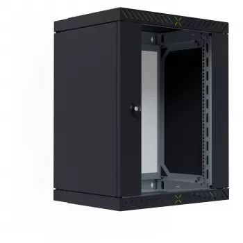 EFB Elektronik 19 behuizing X-Rack met glazen deur 400-600mm zwart - wandbehuizing (WGX-1506TS.G1)