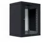 EFB Elektronik 19 behuizing X-Rack met glazen deur 400-600mm zwart - wandbehuizing (WGX-1506TS.G1)