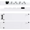 USB- en PWM-hub Lian Li EDGE HUB EG-HUB01W — 4× USB, 6× PWM, wit
