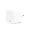 Draadloze smart-home-signaalversterker NUKI Bridge — bluetooth/wifi, 230V, bereik tot 10 m, 60×60×50 mm, wit