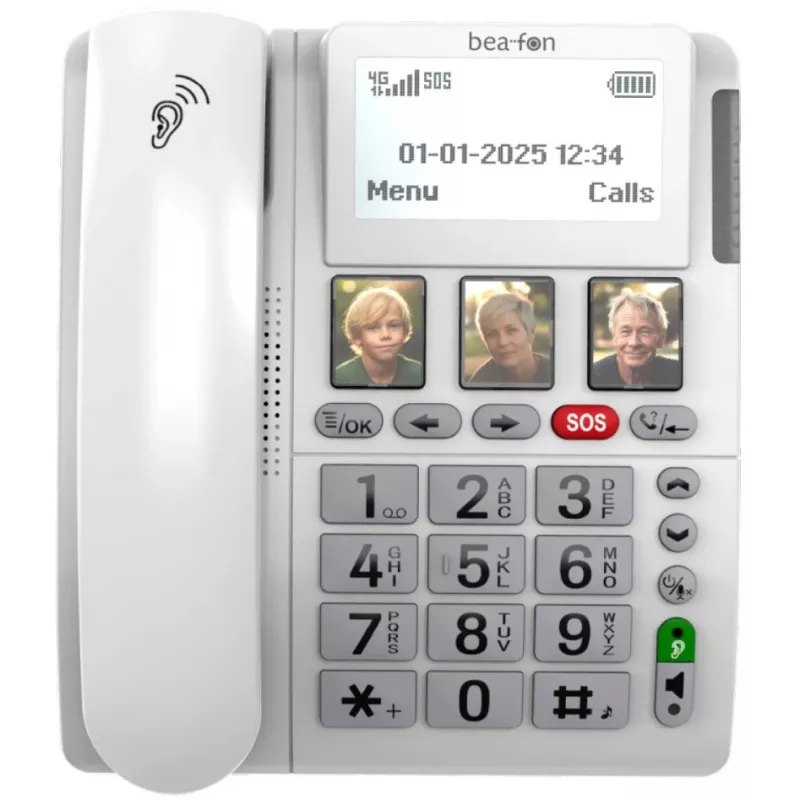 Bea-fon ML10 LTE (4G tafeltelefoon) wit incl. SOS-armband