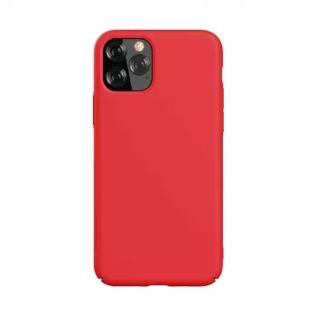 Telefoonhoesje Devia Nature Series voor iPhone 12 Pro Max, siliconen, rood