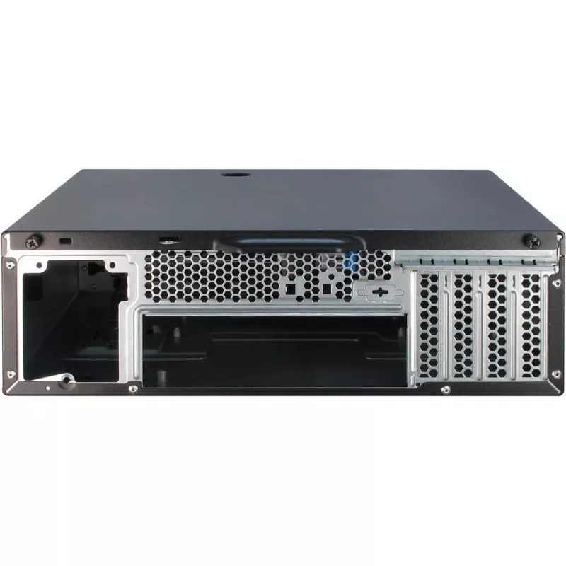 Inter-Tech IT-503 - SFF - Mini-ATX - zonder voeding (TFX12V) - matzwart - USB/audio (88881270)