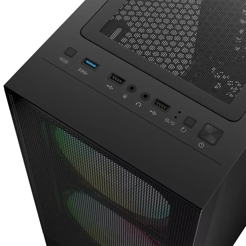Logic ARYA ARGB MINIDI USB 3.0 behuizing zwart