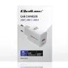 GaN-oplader QOLTEC 51823 20W USB-voeding, 5V/20V uitgang