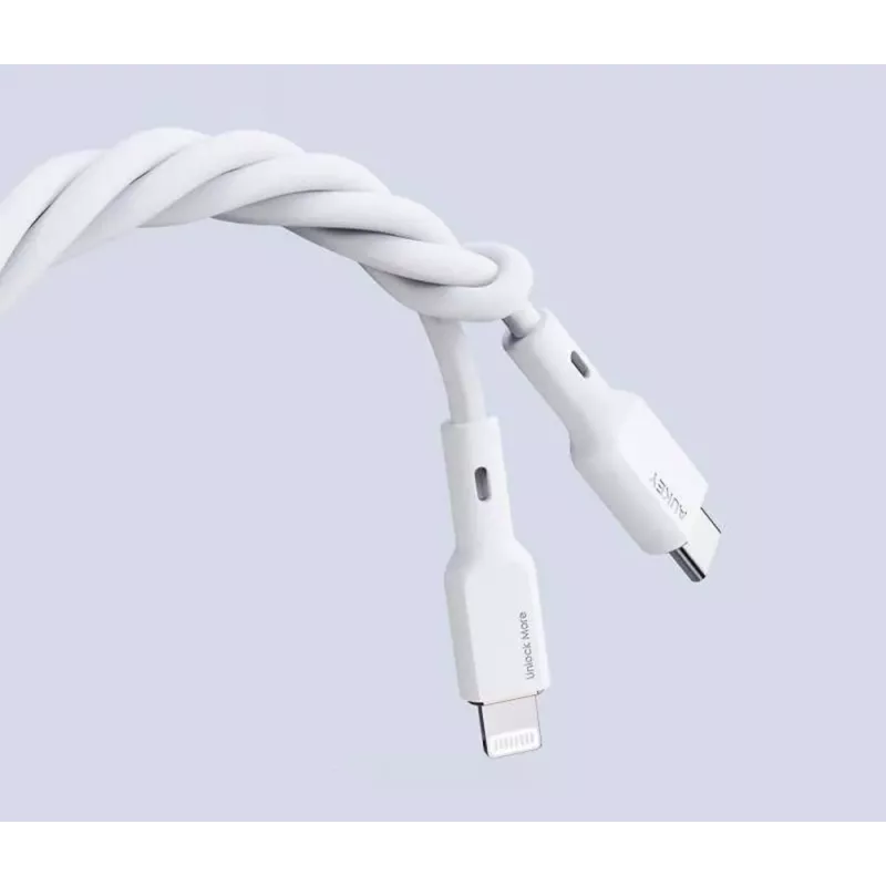 CB-SCL2 witte siliconenkabel Lightning-USB-C USB Power Delivery USB-PD