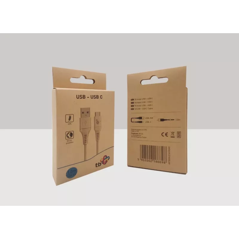 TB Touch Eco Friendly USB A 2.0 - USB C-kabel