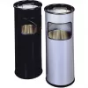 Afvalemmer Durable 333023 17 L rond metaal zilver