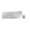 CHERRY DW 8000 toetsenbord muis inbegrepen kantoor RF draadloos Frans zilver, wit