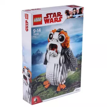 LEGO bouwbare figuur Star Wars Porg 75230 – verzamelmodel met beweegbare functies