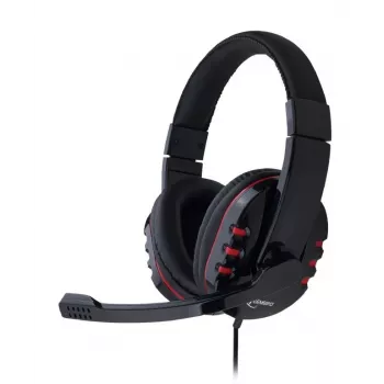Gembird GHS-402 hoofdtelefoon/headset bekabeld hoofdband gaming zwart