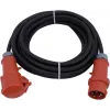 Verlengkabel PSSO 10 m 16 A 5x2,5 mm² CEE, rood
