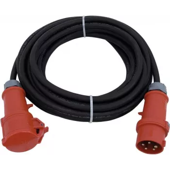Verlengkabel PSSO 10 m 16 A 5x2,5 mm² CEE, rood