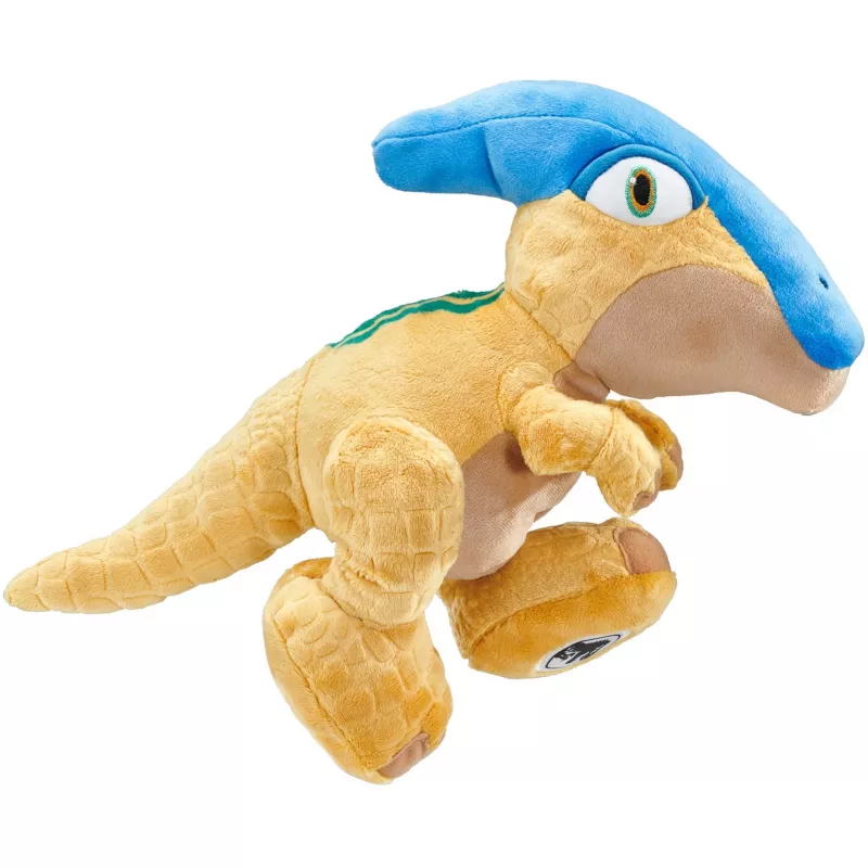 Dominion Parasaurolophus, pluche dier veelkleurig, maat: 27 cm