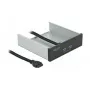 Frontpaneel DeLOCK 5,25 inch 2 x USB 5 Gbit/s Type-A-aansluitingen