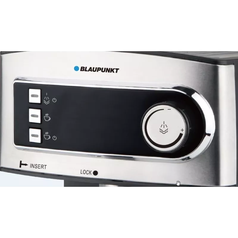 Blaupunkt CMP301 espressomachine, 15 bar, 1,6 l, zilver/zwart