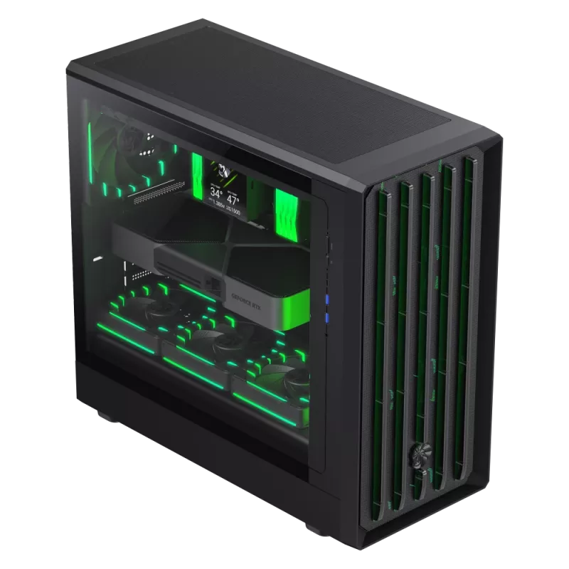 Gamemax behuizing | CLAW 460 BK | zwart | mid-tower | voeding niet inbegrepen