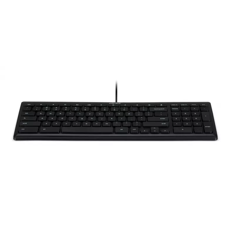 Acer AKW900 GP.KBD11.04F bedraad USB-toetsenbord, US International QWERTY, zwart
