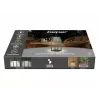 Oplaadbare lantaarn Beper P207ILI102 in cortenlook, draagbare lamp op batterijen