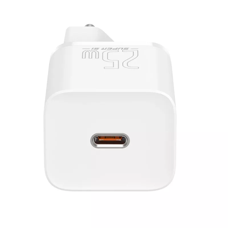 Oplader Baseus CCSP020102 mobiel apparaat universeel wit AC binnen