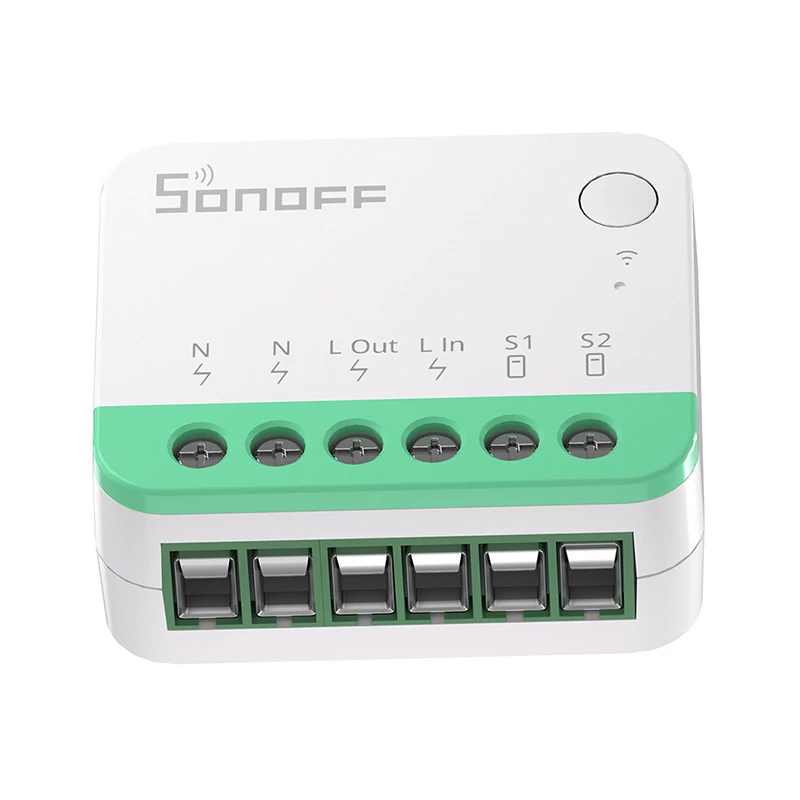 Sonoff MINIR4M Matter slimme WLAN-minischakelaar (HomeKit, SmartThings, Home Assistant).