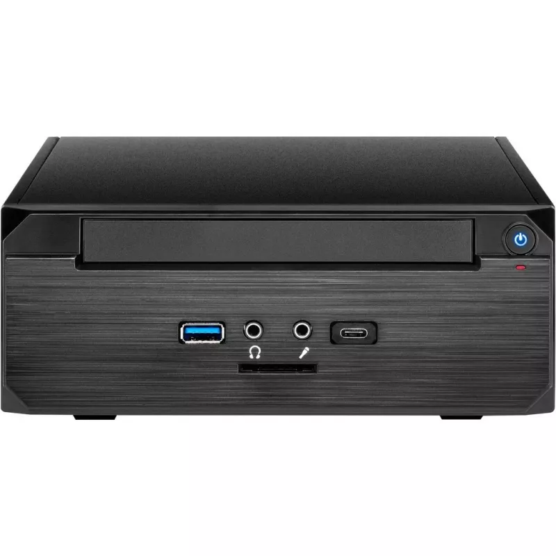 INTER-TECH ITX MW-02 Type-C 3.0 incl. ext USB 3.0 Type-C-aansluiting incl. slanke dvd-drivebay (88881246)