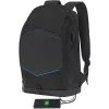 Laptoprugzak Tellur TLL611282 met USB-aansluiting en verlichte streep, zwart