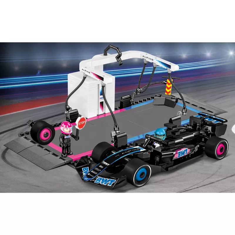 BWT Alpine F1 pitstop, constructiespeelgoed