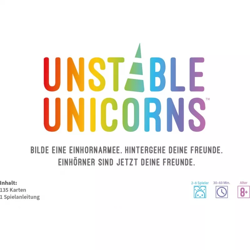 Unstable Unicorns, kaartspel