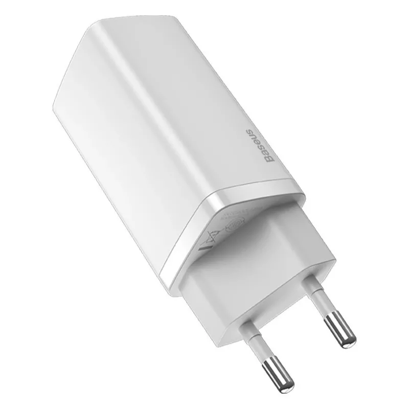 Oplader Baseus CCGAN2L-B02 indoor AC sneloplader 20V 1xUSB 1xType-C wit