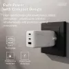 Wandoplader DIGITUS DA-10303 67W GaN, 2× USB-C + 1× USB-A, 100–240V, wit
