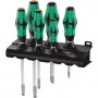 Wera werkplaats schroevendraaierset 6-delig 334 SK/6 plat, Phillips Phillips (05007680001)