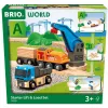 Brio World goederentrein startset met kraan