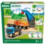 Brio World goederentrein startset met kraan