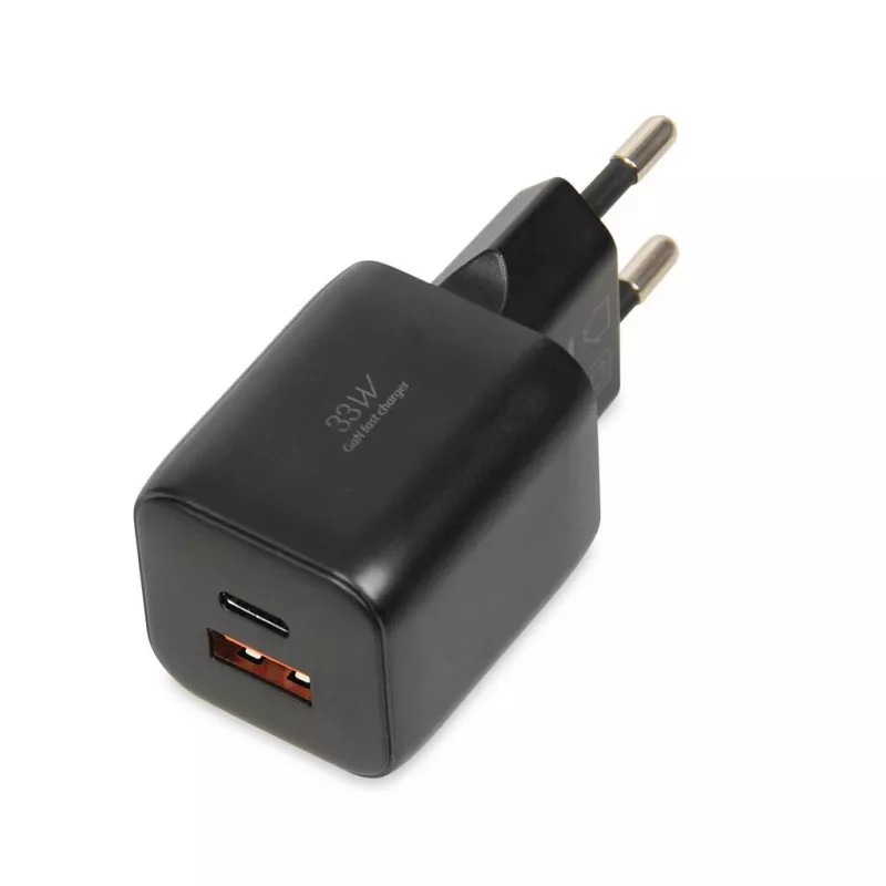 Externe voeding IBOX ILUC42B 12 V 2 A, 33 W, USB-A + USB-C PD3.0, QuickCharge 3.0, universeel