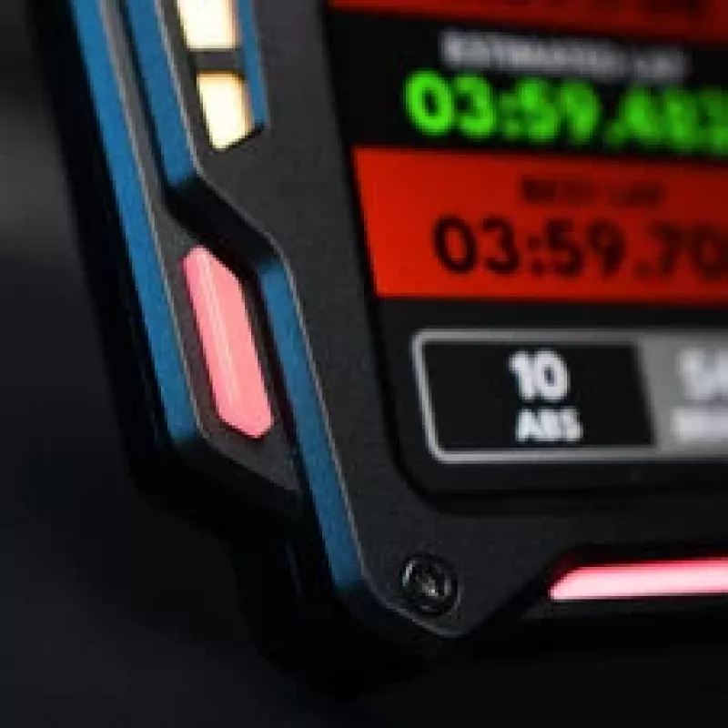 SOELPEC XR-7 display, simracing-touchscreen, RGB-telemetrie - zwart