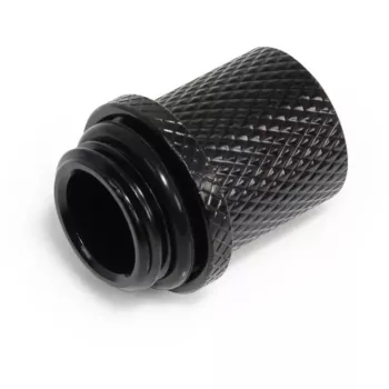 Alphacool 17643 fitting messing zwart 17 mm × 17 mm × 21 mm