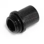 Alphacool 17643 fitting messing zwart 17 mm × 17 mm × 21 mm