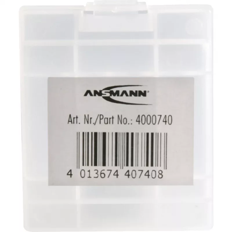 ANSMANN 4000740 batterijdoos BATTERY BOX 4, voor max. 4 cellen AA of AAA