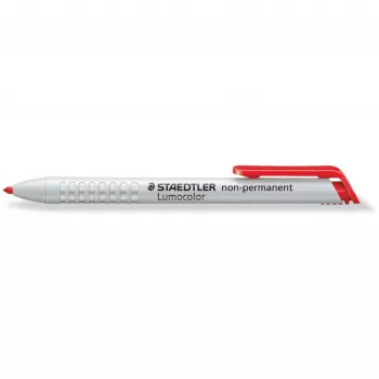 Permanentmarker pensselpunt Staedtler Lumocolor 768 rood