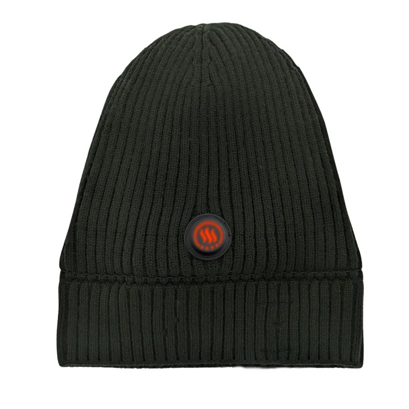 Glovii GC2B verwarmde muts met accu – polyester zwart
