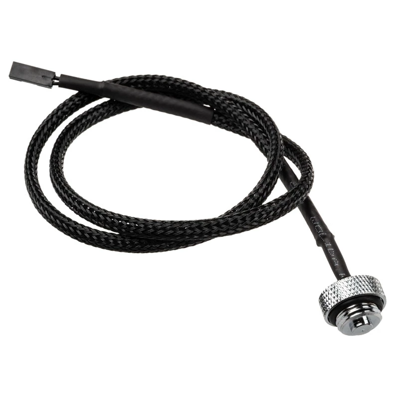 Temperatuursensor XSPC temperatuursensor 2x G1/4 IG – chroom, 2x G1/4 binnendraad