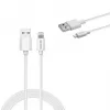 Savio Cl-193 USB-kabel USB 2.0 2 m USB A USB C/Lightning wit