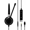 EPOS Sennheiser headset Impact SC 635 USB-C 3,5mm USBC 3,5mm mono zwart zilver (1000669)