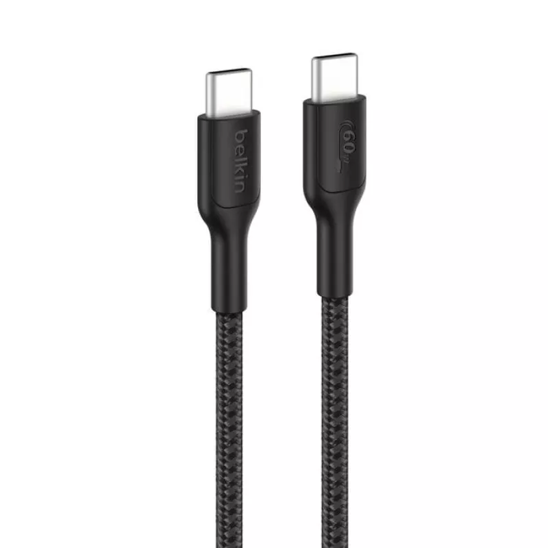 Belkin USB-C/USB-C gamingkabel 2m gevlochten Switch 2 ENA008hq2MBK (ENA008HQ2MBK)