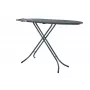 Leifheit Classic M Black 72486 strijkplank in standaardformaat, 120 x 38 cm, hoogte 69–88 cm, zwart