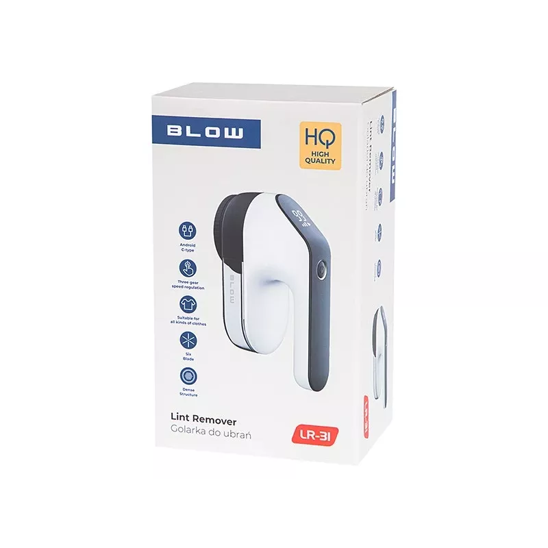 Pluizenrazer BLOW 44-400 oplaadbaar, draadloze pluizenverwijderaar voor kleding en bekleding