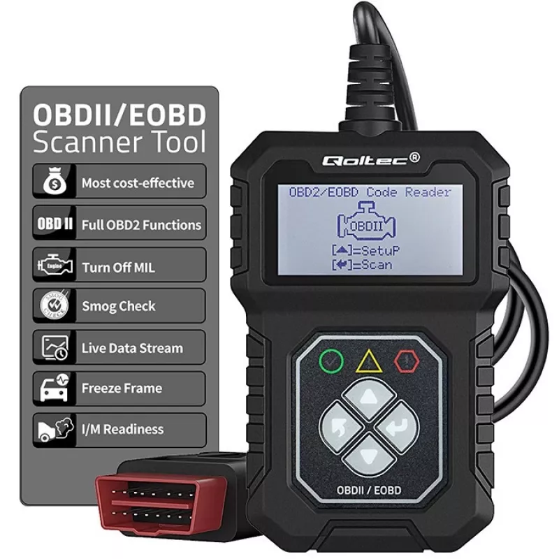 OBDII-diagnosetester QOLTEC ProLine (model 50684)