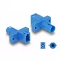 DeLOCK hybride koppeling voor optische vezels, LC simplex bus naar ST simplex bus, blauw